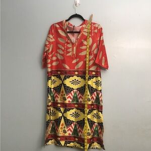 MISSLOOK Multicolor Geometric Dress